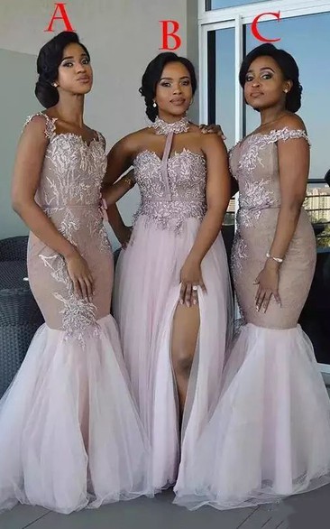Peach bridesmaid dresses |Ellen Bridals