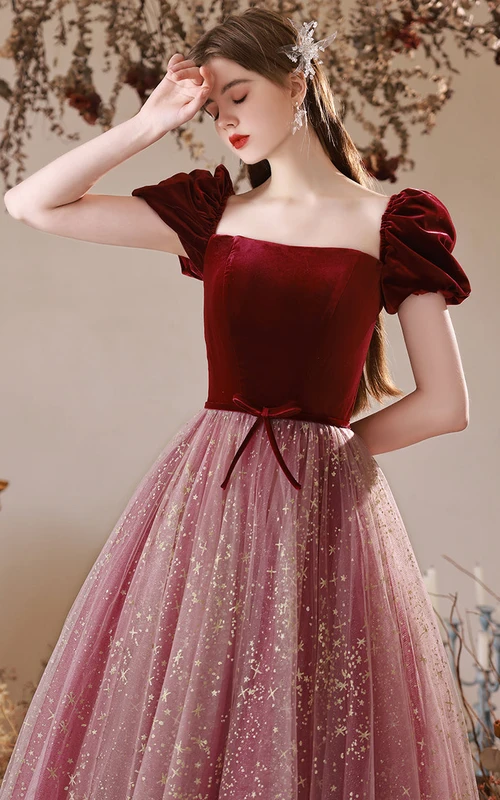 burgundy and dusty rose bridesmaid dresses Zapaka Women Dusty Rose A Line Maxi Bridesmaid Dress Long Sleeves V-Neck Wedding Guest Dress, Dusty Rose / US16W