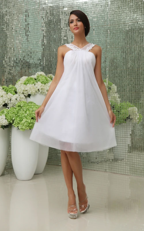 knee length maternity wedding dresses Elise Maternity Wedding Dress Short Ivory