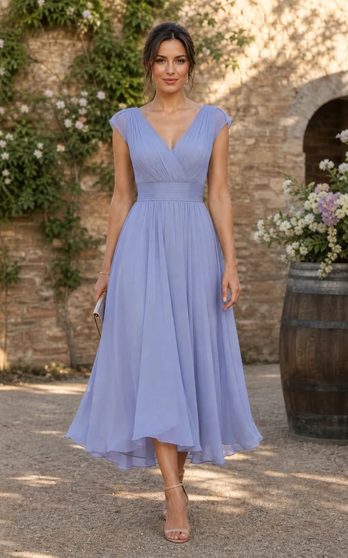 light blue and purple bridesmaid dresses Lilac Bridesmaid Styles Turquoise And Purple Bridesmaid Dresses Cheap Two Piece Round Neck Long Light Blue Grey Silver Purple