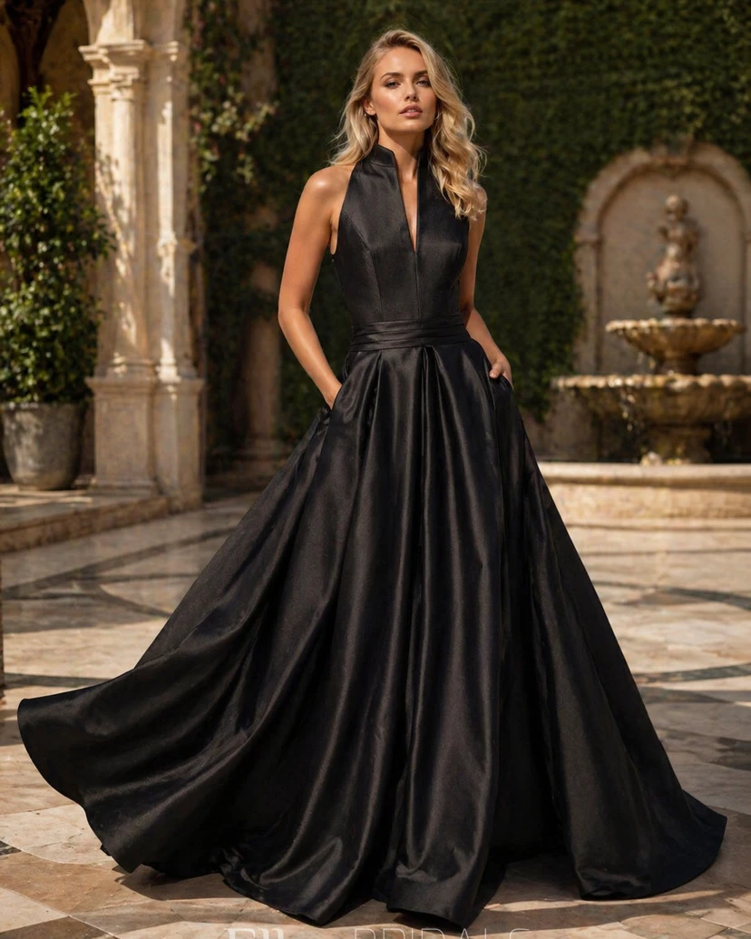 ball dinner dress Zapaka Women's Black Strapless Beading Ball Gown Formal Evening Prom Dress, chiffon color / US10