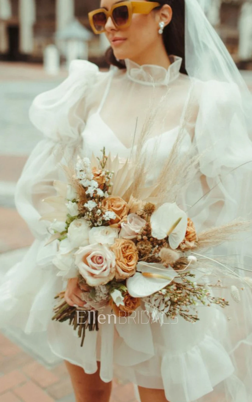 fitted lace wedding dress Vintage Cape for Modern Elegant Bride main image 1